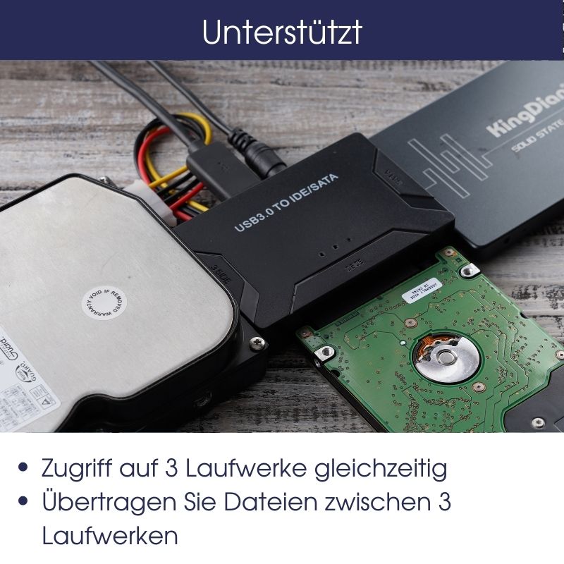 USB 3.0 zu IDE/SATA Festplattenadapter